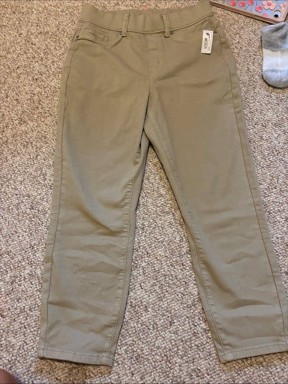 Time and Tru khaki Straight-Leg Women's Pants